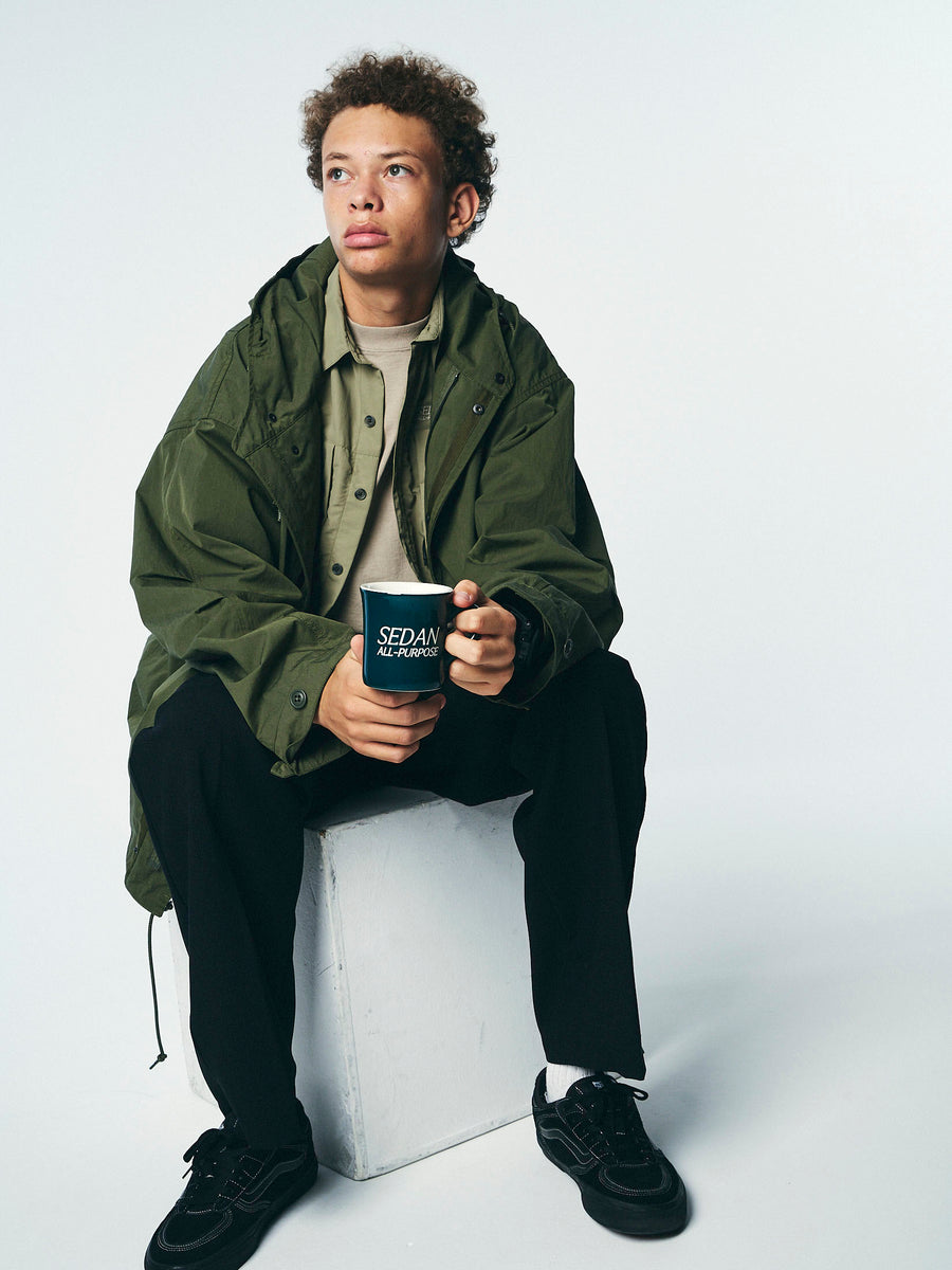 3/4(sat) 12:00- SEDAN ALL-PURPOSE NYCO HOODED JACKET – STREAM