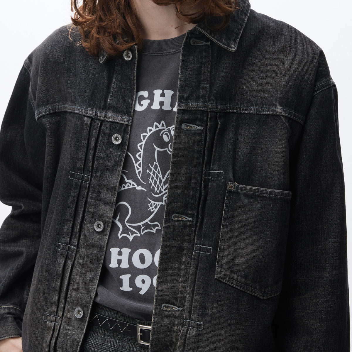 NEIGHBORHOOD 黒ジャケット NEIGHBORHOOD 新品 ネイバーフッド B-3/M-JKT レザー ジャケット