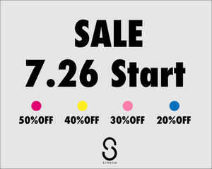 7.26(SAT) SALE START!!