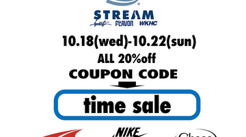10/18(wed)-10.22(sun) SHOES TIME SALE !!