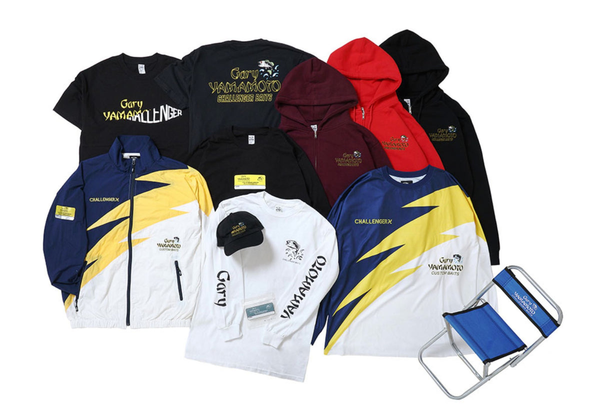 トップス challenger Gary YAMAMOTO CLG-TS 022-011 CHALLENGER / xGary YAMAMOTO MIX LOGO TEE -Black-