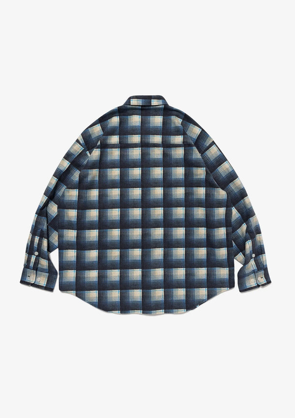 【WTAPS|ダブルタップス】TXT 02 / LS / COTTON. FLANNEL. TEXTILE. OF (BLUE)