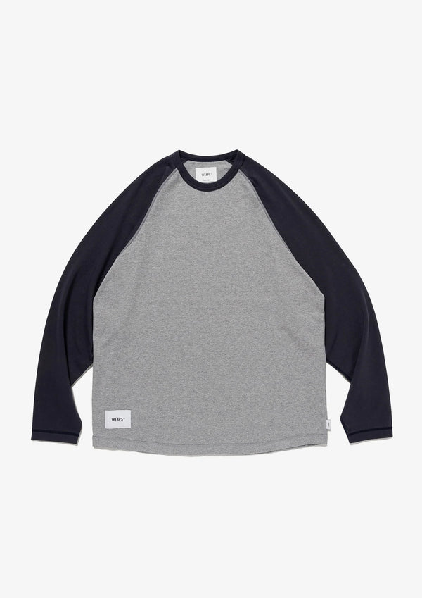 【WTAPS|ダブルタップス】IAN / LS / COTTON(BLACK×GRAY,NAVY×GRAY )