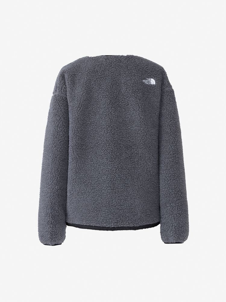 冬の定番【TNF/ノース/リバーシブルエクストリームパイルカーディガン/ミックスチャコールグレー×ブラック・MK/Mサイズ】mtr THE NORTH FACE | ザノースフェイス】リバーシブル