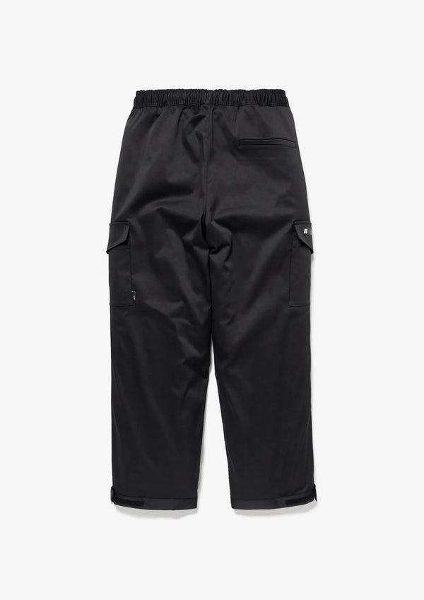 【WTAPS|ダブルタップス】MILT2601 / TROUSERS / POLY. SATIN (BLACK)