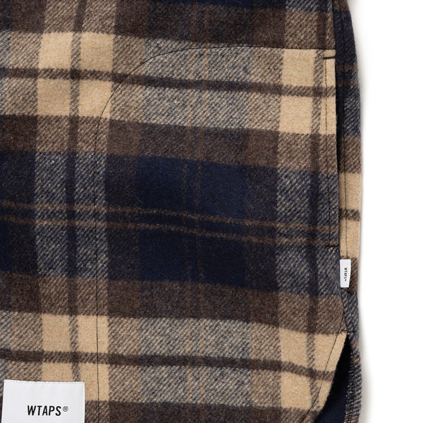 【WTAPS|ダブルタップス】WCPO / JACKET / WOPL. MELTON. TEXTILE/WCPO/ジャケット/WOPL.メルトン.テキスタイル(GREEN,BEIGE)