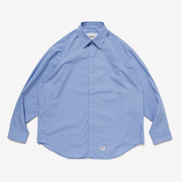 【WTAPS|ダブルタップス】REPO 01 / LS / CTPL. BROADCLOTH (BLUE,BLACK)