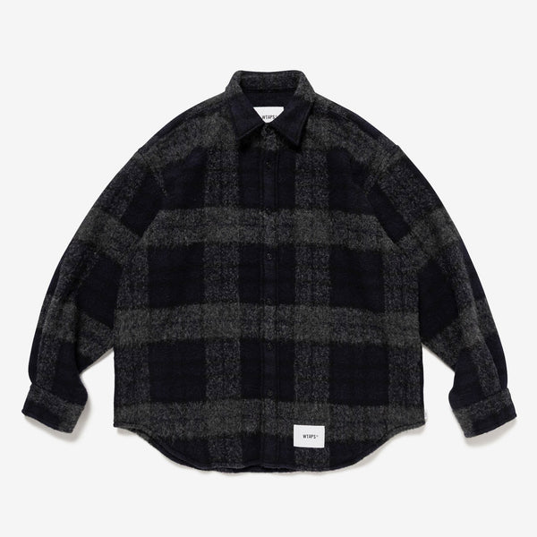 【WTAPS|ダブルタップス】TXT 02 / LS / WONY. TWEED. TEXTILE. OF/TXT 02 / LS / WONY.ツイード.テキスタイル.OF(CHARCOAL, GREIGE)