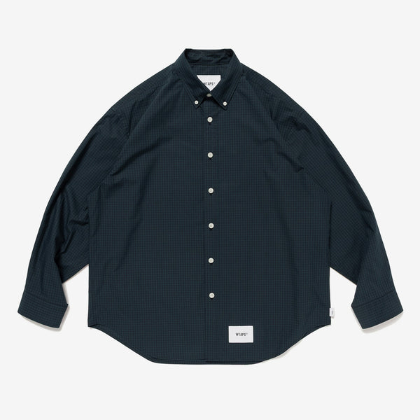 【WTAPS|ダブルタップス】BD 07 / LS / COTTON. BROADCLOTH. TEXTILE. OF/BD 07 / LS / コットンブロードクロステキスタイルOF(GREEN)