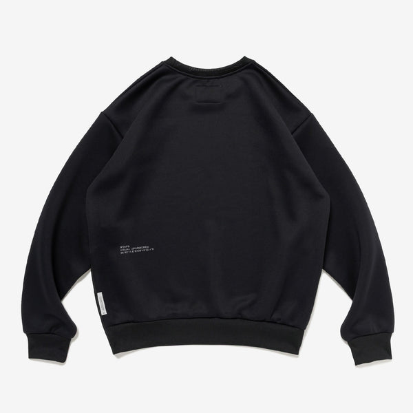 【WTAPS|ダブルタップス】 WOUND / SWEATER / POLY/ワウンドセーターポリ (BLACK)