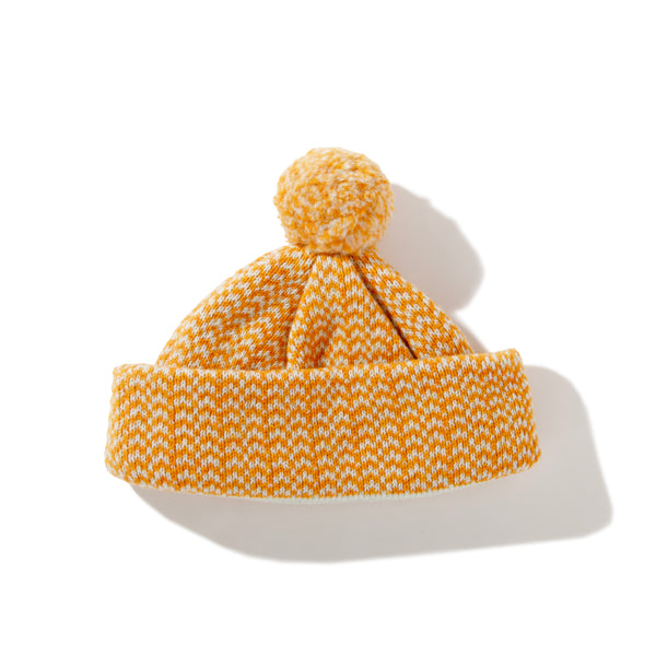 【ACY|エーシー】YAJIRUSHI BEANIE/ヤジルシ ビーニー(MUSTARD)