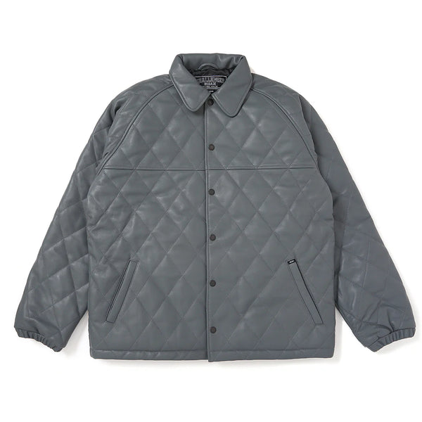 【CHALLENGER|チャレンジャー】QUILTING LEATHER JACKET/キルティングレザージャケット(GRAY,BLACK)