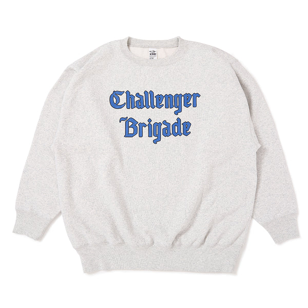 【CHALLENGER|チャレンジャー】CLASSIC LOGO C/N SWEAT/クラッシックロゴC/Nスウェット(GRAY,BLACK)
