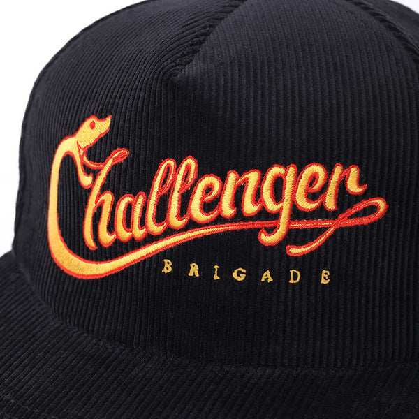 【CHALLENGER|チャレンジャー】SNAKING LOGO CAP/スネーキングロゴキャップ(GREEN, BLACK)
