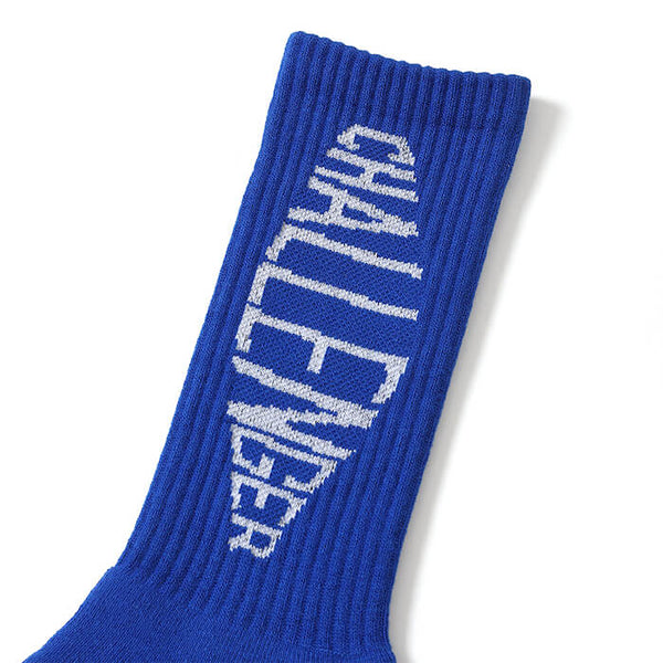【CHALLENGER|チャレンジャー】FISH LOGO SOCKS/フィッシュロゴソックス(WHITE, BLUE )