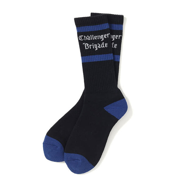 【CHALLENGER|チャレンジャー】CLASSIC LOGO SOCKS/クラッシックロゴソックス(BLACK, WHITE)