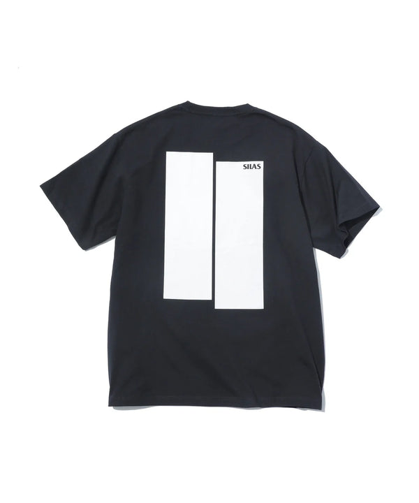 【SILAS】RECTANGLE LOGO S/S TEE/レクタングルロゴS/Sティー(WHITE , BLACK)