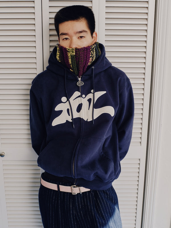【SOL soonerorlater|ソル スーナーオアレイター】HAND-KNITTED NECK WARMER(GRAY MIX , NAVY MIX)ネックウォーマー ビーニー 正規取扱店舗 公式オンライン通販 島根 松江 26FW