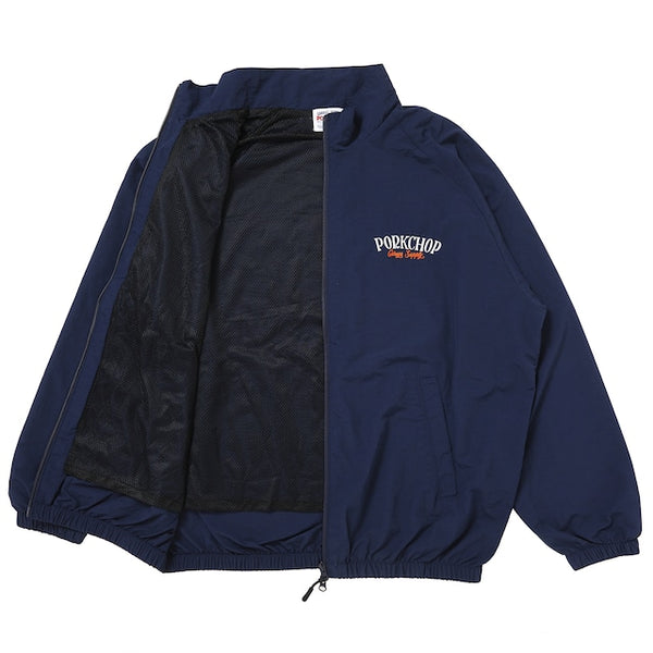 【PORKCHOP GARAGE SUPPLY|ポークチョップ ガレージ サプライ】PORK BACK NYLON JKT/ポークバックナイロンジャケット(BLACK,NAVY,GRAY)