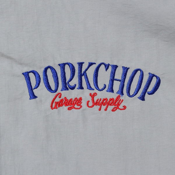 【PORKCHOP GARAGE SUPPLY|ポークチョップ ガレージ サプライ】PORK BACK NYLON JKT/ポークバックナイロンジャケット(BLACK,NAVY,GRAY)