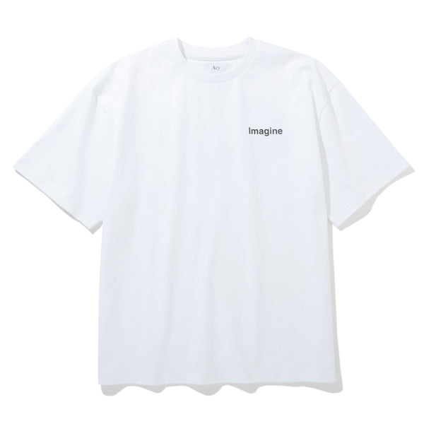 IMAGINE TEE/イマジンTシャツ(WHITE)