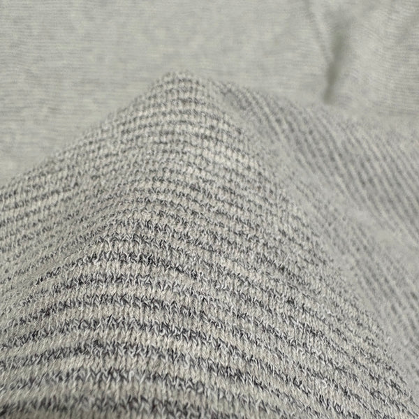 【CREPUSCULE|クレプスキュール】BORDER L/S CUTSEW/ボーダーLSカットソー(L.GRAY,CHARCOAL)