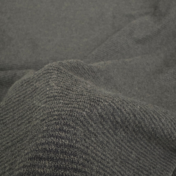 【CREPUSCULE|クレプスキュール】BORDER L/S CUTSEW/ボーダーLSカットソー(L.GRAY,CHARCOAL)