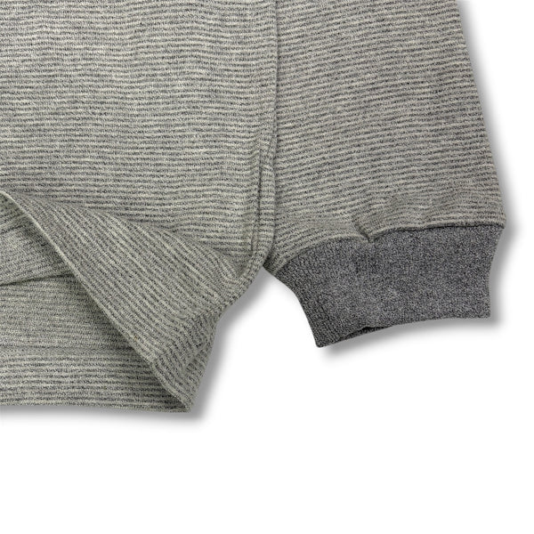 【CREPUSCULE|クレプスキュール】BORDER L/S CUTSEW/ボーダーLSカットソー(L.GRAY,CHARCOAL)