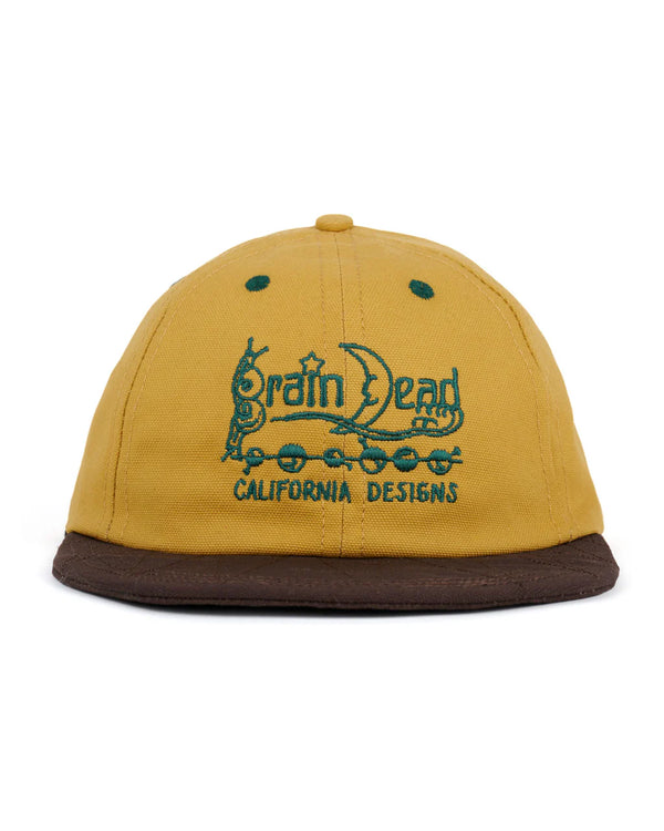 【BRAIN DEAD | ブレインデッド】CALIFORNIA DESIGNS LONG BRIM HAT/カリフォルニアデザインロングブリムハット(KHAKI)