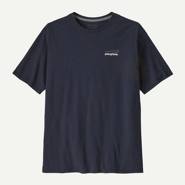 【PATAGONIA|パタゴニア】M'S CASTING LOGO RESPONSIBILI TEE/メンズ キャスティングロゴ レスポンシビリティー(WHI , SMDB , PFGD)