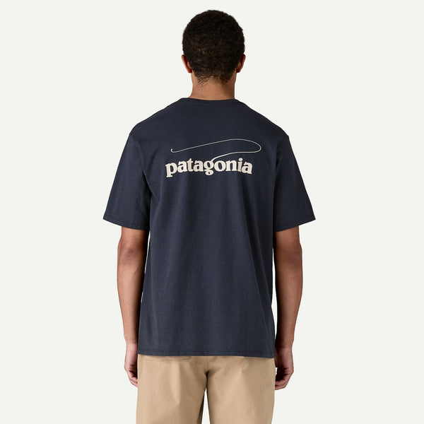 【PATAGONIA|パタゴニア】M'S CASTING LOGO RESPONSIBILI TEE/メンズ キャスティングロゴ レスポンシビリティー(WHI , SMDB , PFGD)