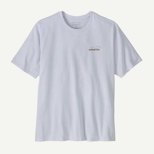 【PATAGONIA|パタゴニア】M'S CASTING LOGO RESPONSIBILI TEE/メンズ キャスティングロゴ レスポンシビリティー(WHI , SMDB , PFGD)