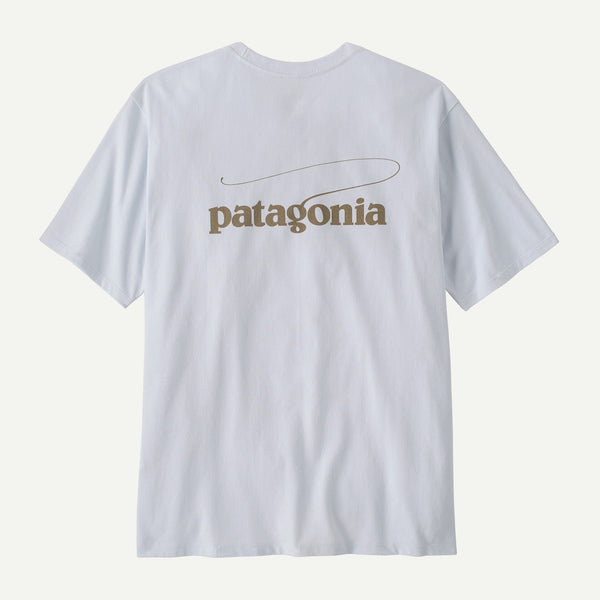 【PATAGONIA|パタゴニア】M'S CASTING LOGO RESPONSIBILI TEE/メンズ キャスティングロゴ レスポンシビリティー(WHI , SMDB , PFGD)