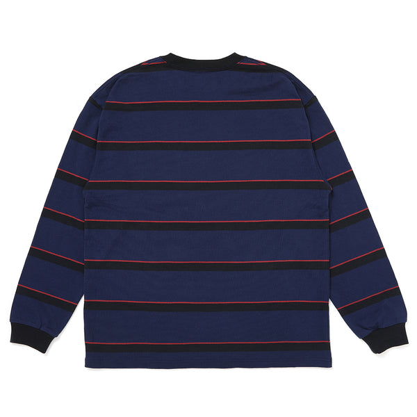 【CHALLENGER|チャレンジャー】L/S AUTHENTIC BORDER TEE(NAVY,BLACK)