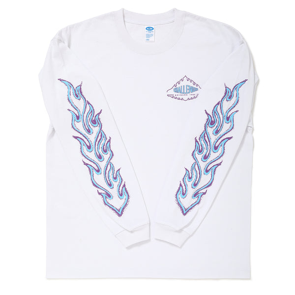 【CHALLENGER|チャレンジャー】L/S FLAME TEE(WHITE,BLACK)