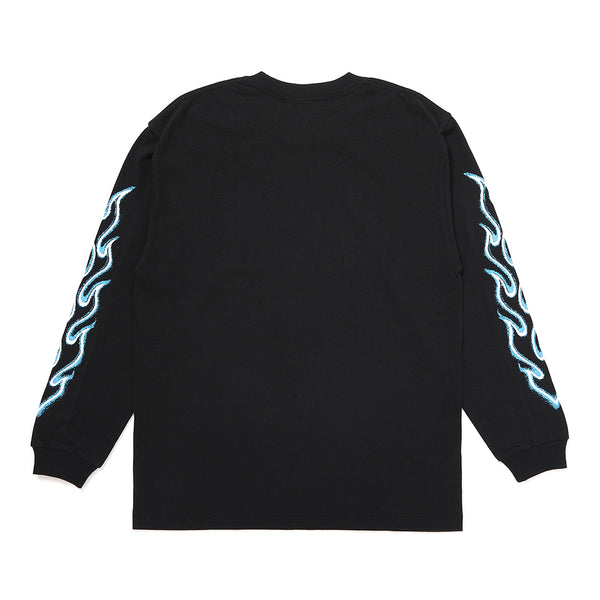 【CHALLENGER|チャレンジャー】L/S FLAME TEE(WHITE,BLACK)