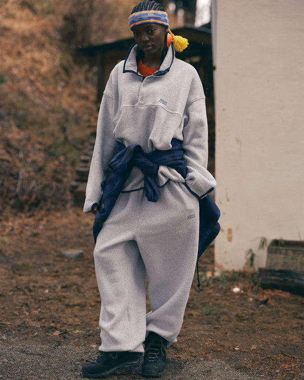 【SEDAN ALL-PURPOSE|セダンオールパーパス】FLEECE SNAP PULLOVER/フリーススナッププルオーバー(ASH , BROWN , BLACK)