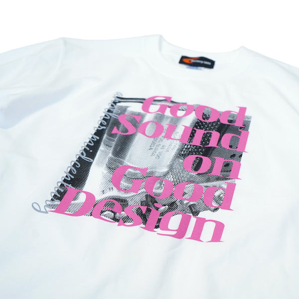 S/S TEE-GSGD (WHITE/PINK)