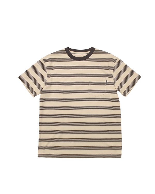 DADS BORDER S/S TOP/DADS ボーダー SS トップ(NATURAL/BROWN)