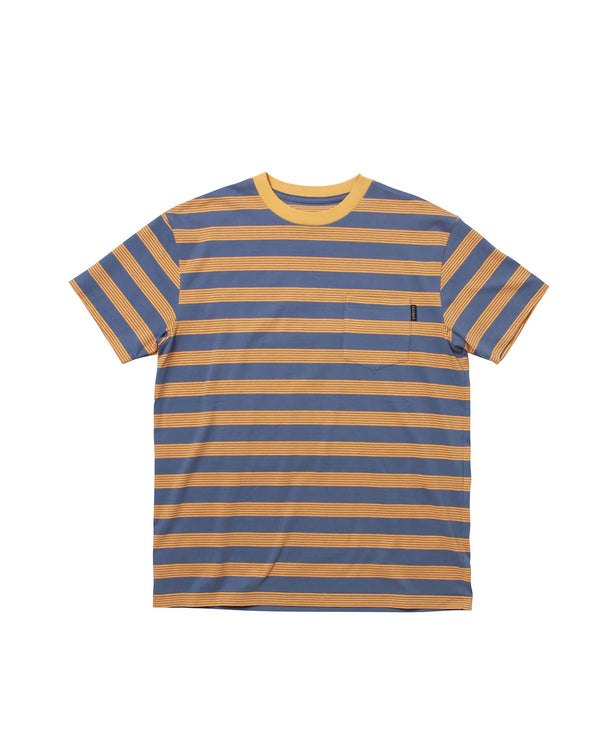 DADS BORDER S/S TOP/DADS ボーダー SS トップ(BLUE/ORANGE)