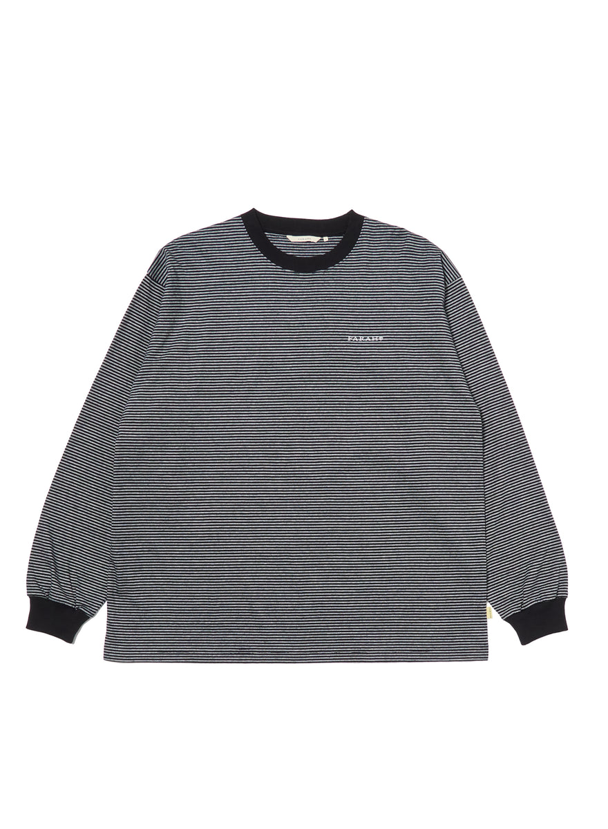 トップス FARAH / Multi Striped L/S Tee (Black) FARAH / Multi Striped L/S Tee (Black) | twelve