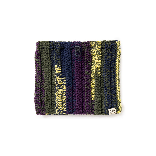 【SOL soonerorlater|ソル スーナーオアレイター】HAND-KNITTED NECK WARMER(GRAY MIX , NAVY MIX)ネックウォーマー ビーニー 正規取扱店舗 公式オンライン通販 島根 松江 26FW