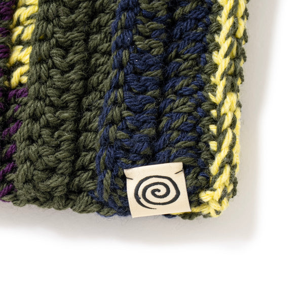 【SOL soonerorlater|ソル スーナーオアレイター】HAND-KNITTED NECK WARMER(GRAY MIX , NAVY MIX)ネックウォーマー ビーニー 正規取扱店舗 公式オンライン通販 島根 松江 26FW
