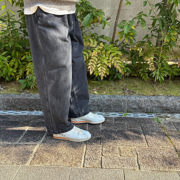 【NOROLL|ノーロール】THICKWALK PANTS/シックウォークパンツ(BLACK DENIM)