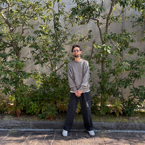 【NOROLL|ノーロール】THICKWALK PANTS/シックウォークパンツ(BLACK DENIM)