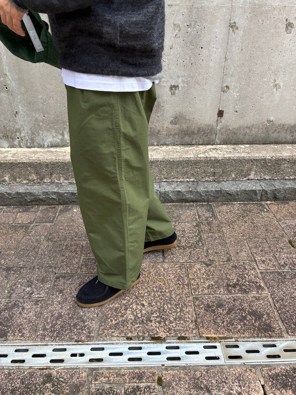 【NOROLL|ノーロール】THICKWALK N.WEATHER PANTS(OLIVE GREEN)