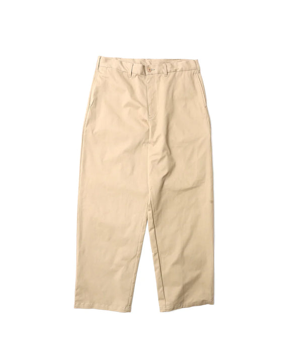 【MODMNT|モドメント】WIDE CHINO PANTS/ワイドチノパンツ(BEIGE,D.NAVY)
