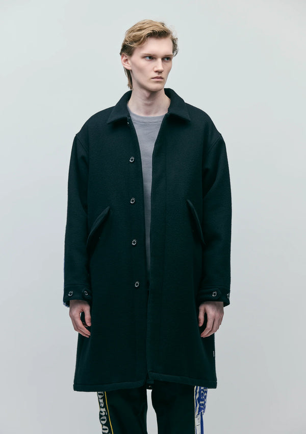 【NEIGHBORHOOD|ネイバーフッド】WOOL COAT MOD/ウールコートモッド(BLACK)