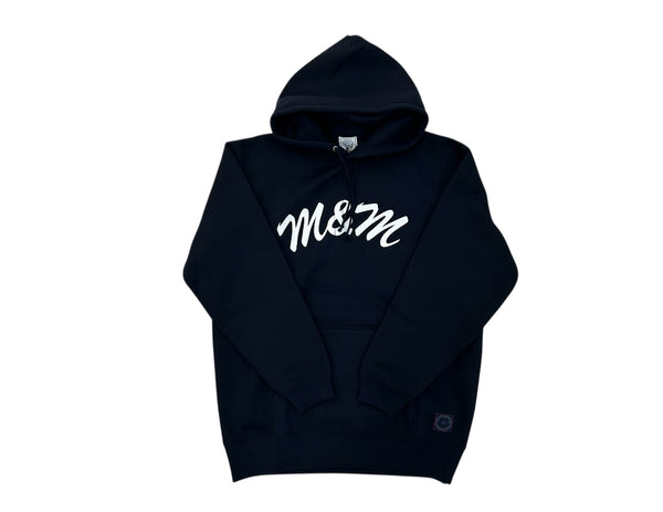 【M&M|エムアンドエム】LOGO HOODY/ロゴフーディー(ASH GRAY,BLACK)