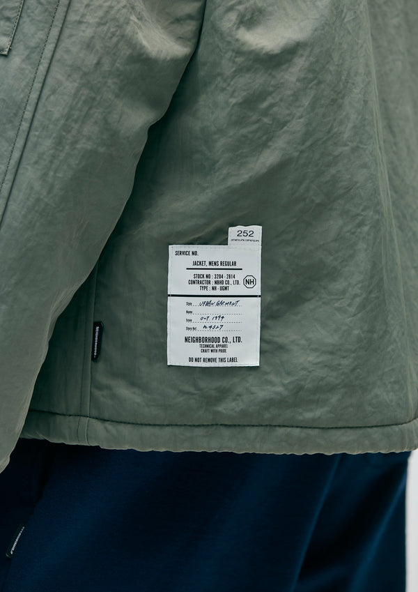 【NEIGHBORHOOD|ネイバーフッド】G-8 FLIGHT JACKET/G-8フライトジャケット(BLACK,OLIVE DRAB)